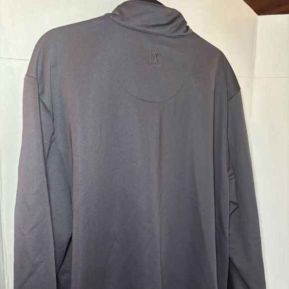 PGA‎ TOUR Men's XXL Gray / Green Full Zip Athletic Track Jacket - Picture 9 of 11
